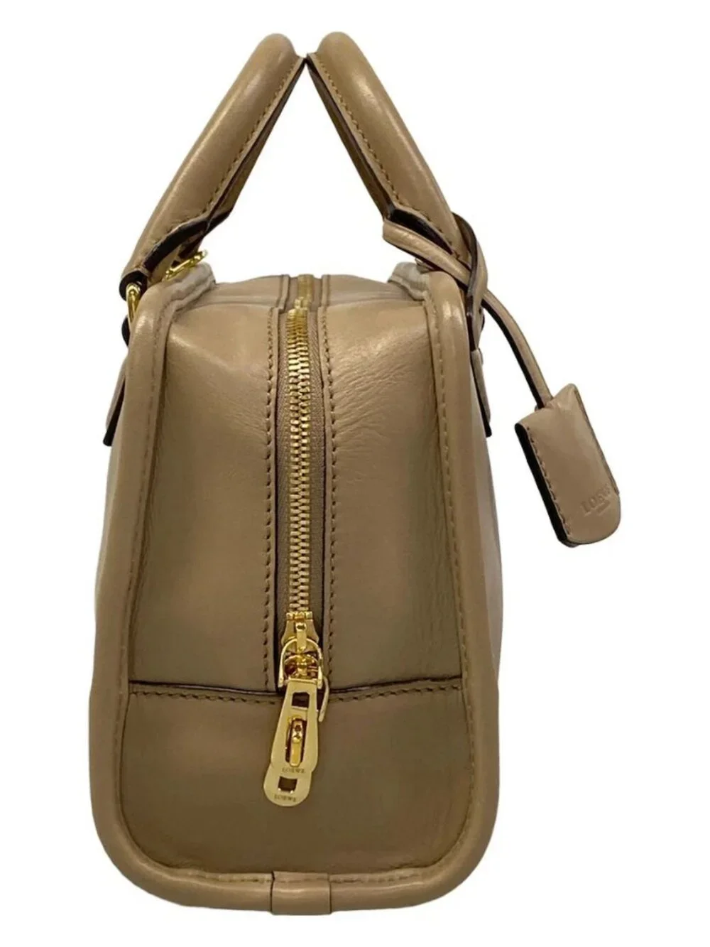 LOEWE Amazona 23 352.39.H71 Beige Leather Handbag